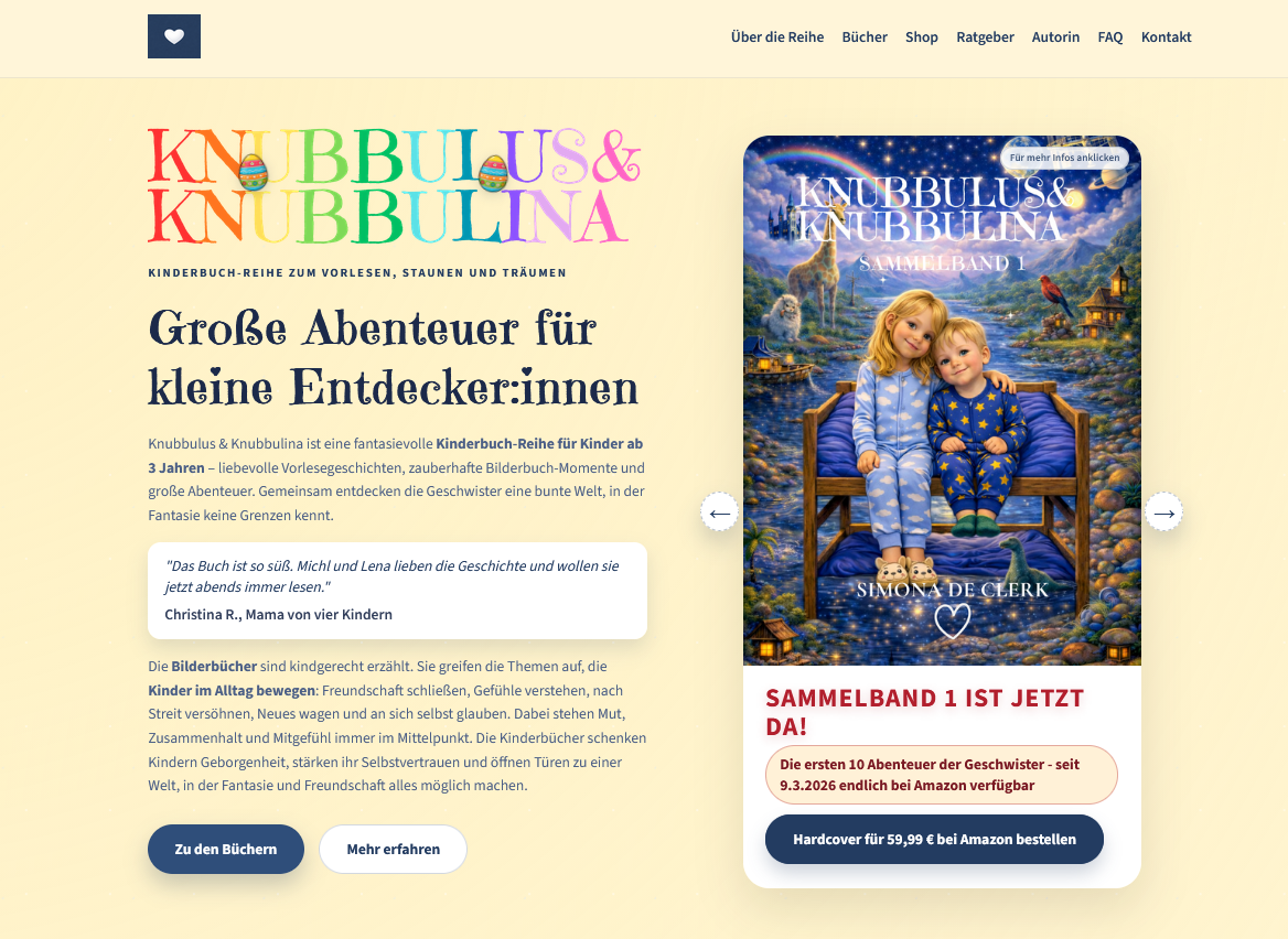 Website-Projekt Vorschau